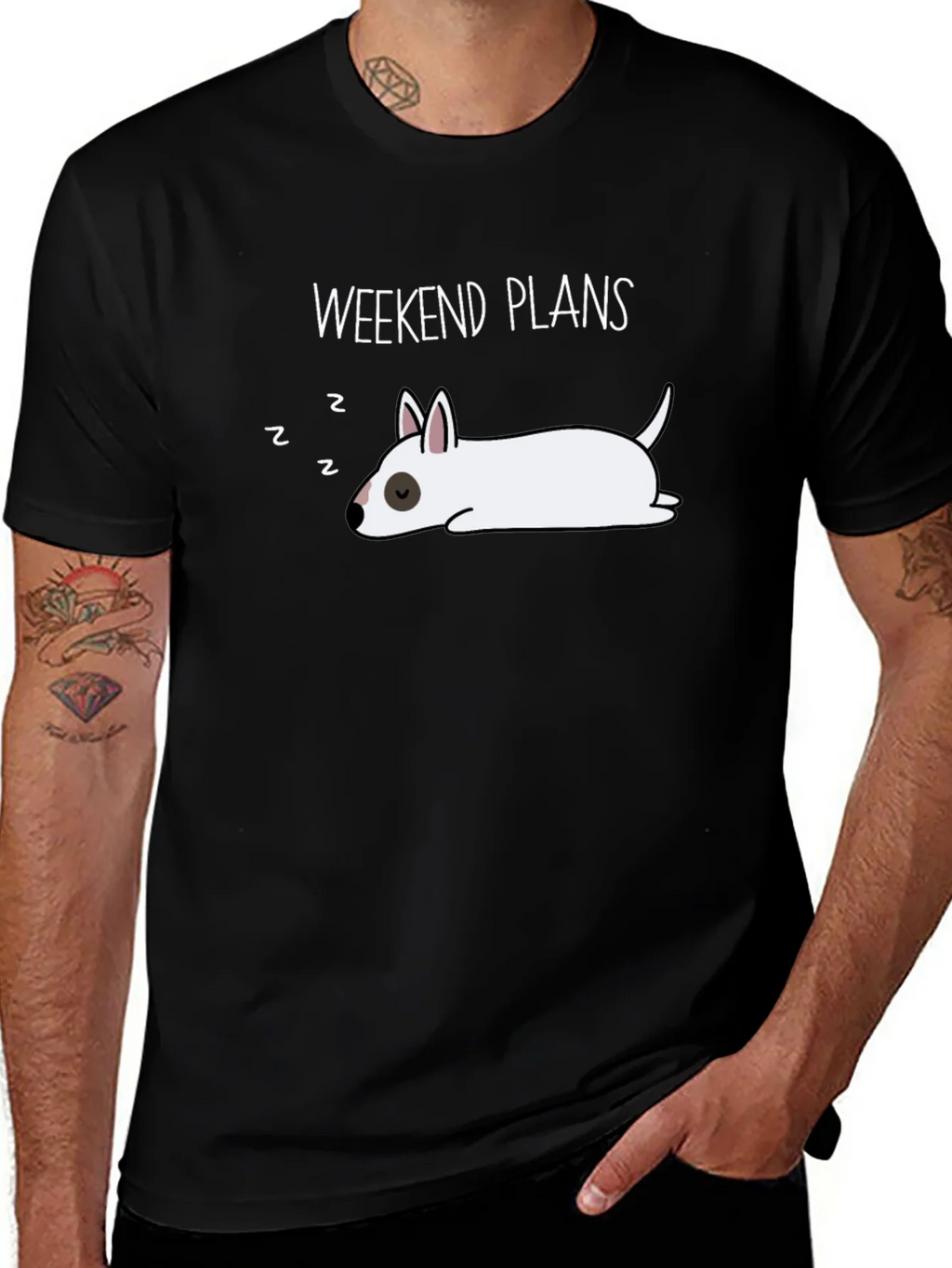 Weekend Plans Dog T-Shirt - Lazy Day Comfort product image 1