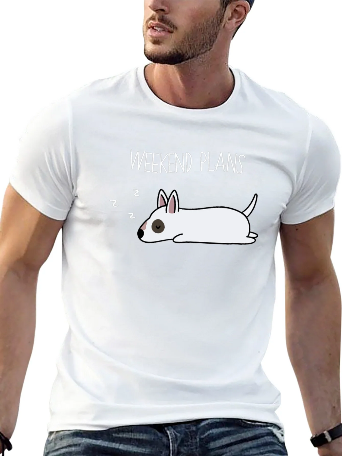 Weekend Plans Dog T-Shirt - Lazy Day Comfort product image 12