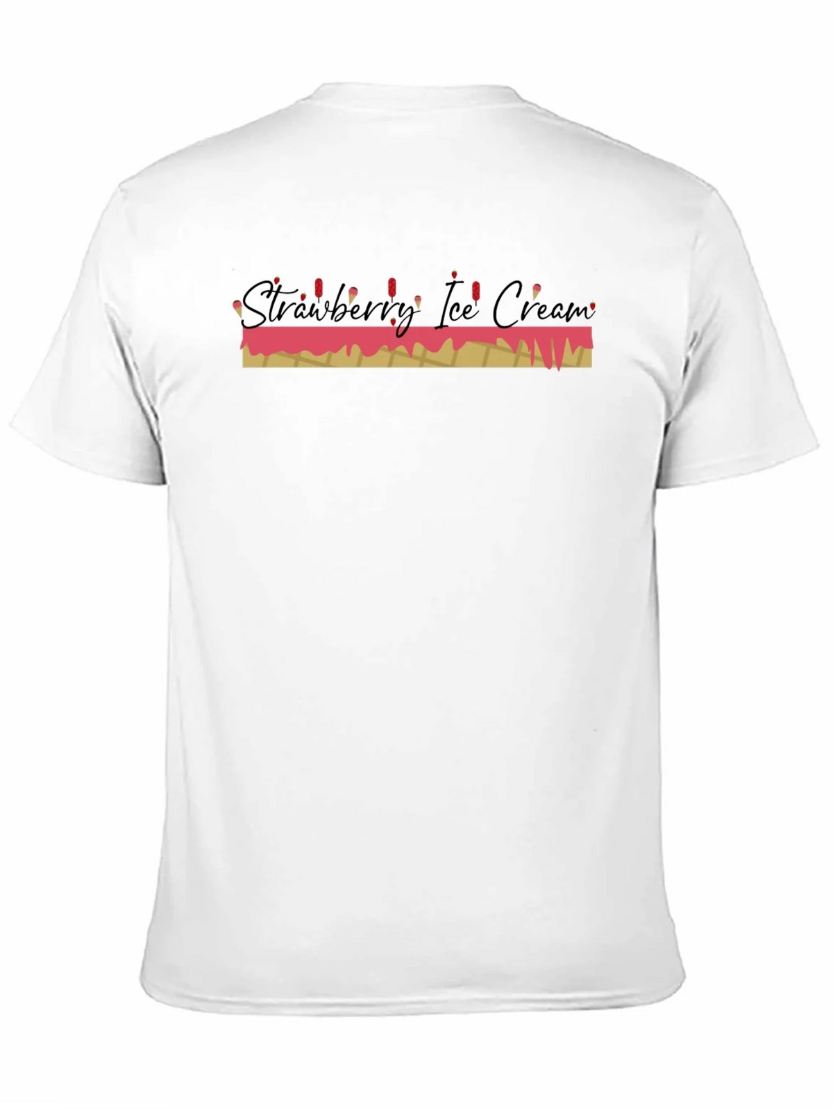 Strawberry Ice Cream Graphic Tee - Black product image 10