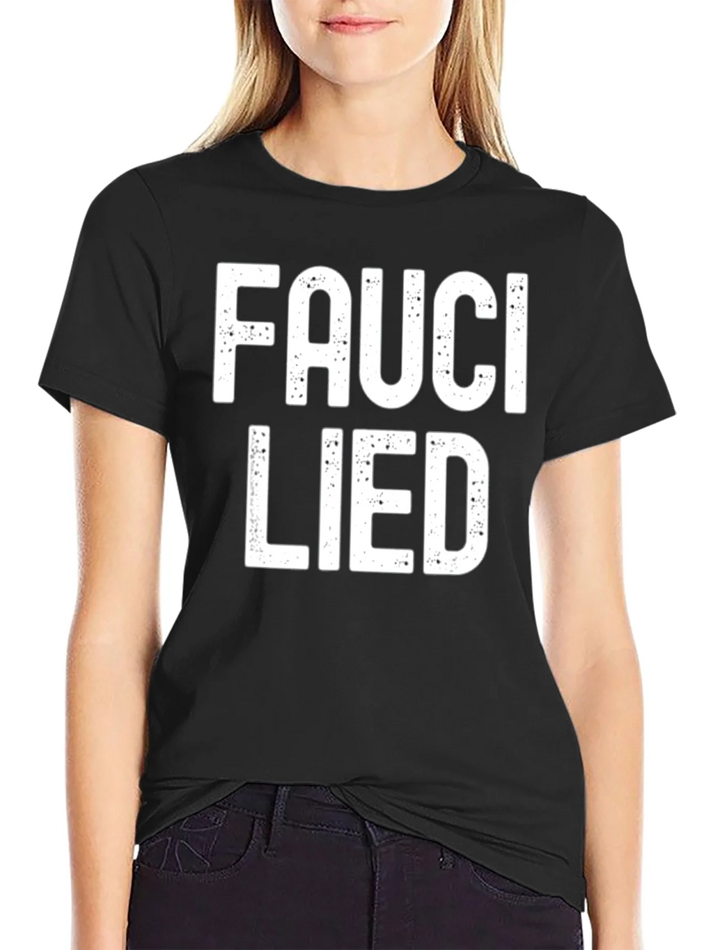 Fauci Lied Graphic Tee - Unisex Statement Shirt product image 1