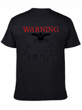 Swim Mom Warning T-Shirt - Loudly Shouting Fan Support! product image 1