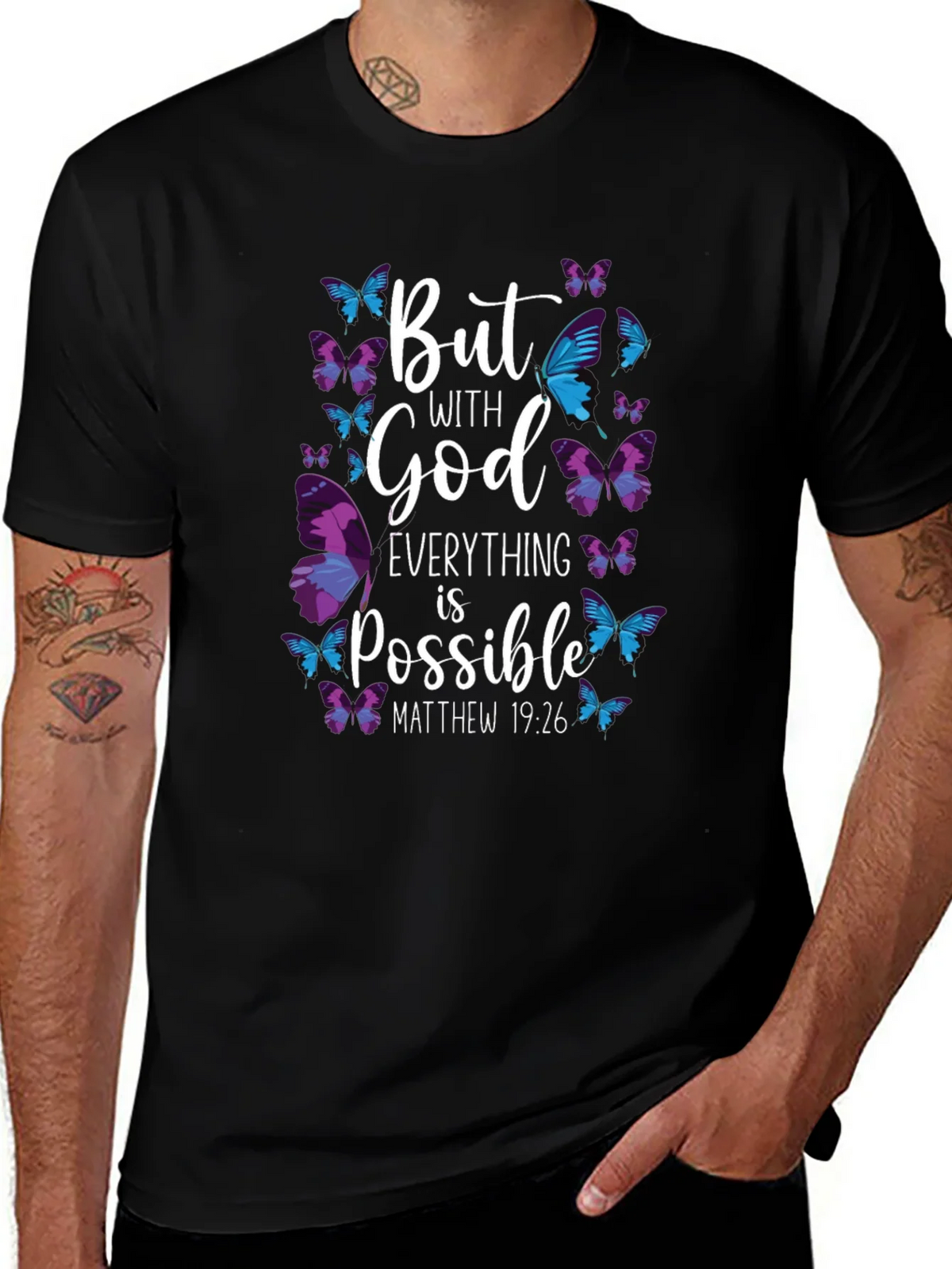 But With God Everything is Possible T-Shirt product image 1