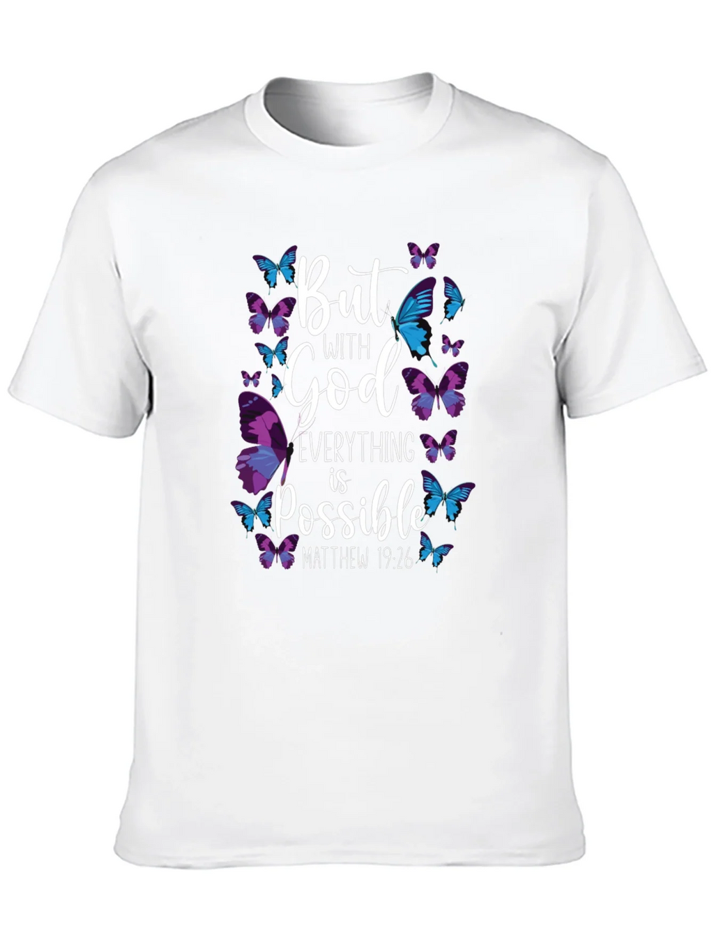 But With God Everything is Possible T-Shirt product image 9