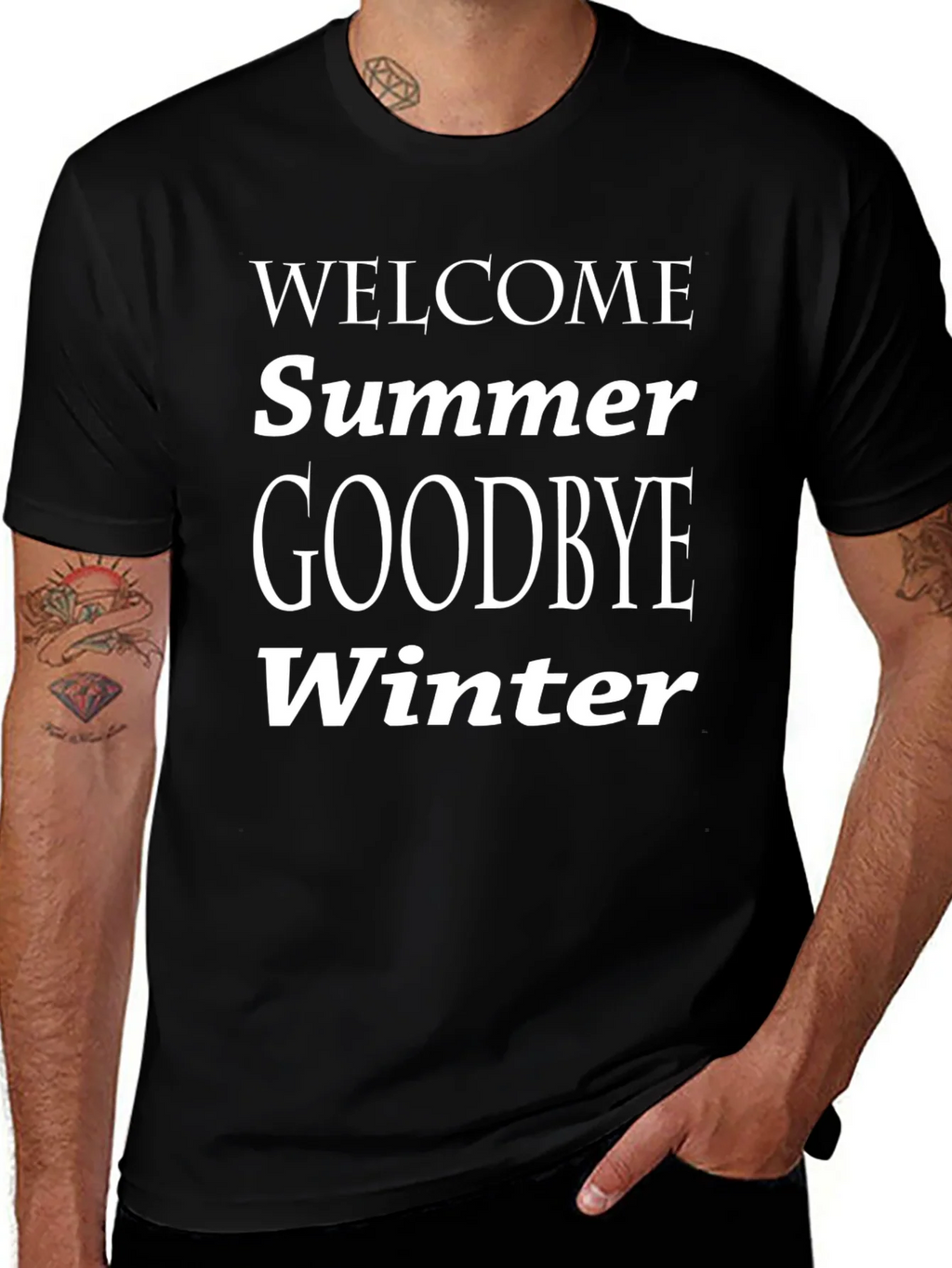 Welcome Summer Goodbye Winter Graphic Tee product image 1