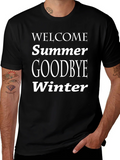 Welcome Summer Goodbye Winter Graphic Tee product image 1