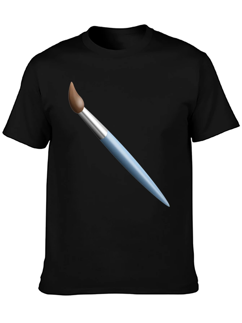 Paint Brush Graphic T-Shirt - Artistic Design Casual Wear product image 3