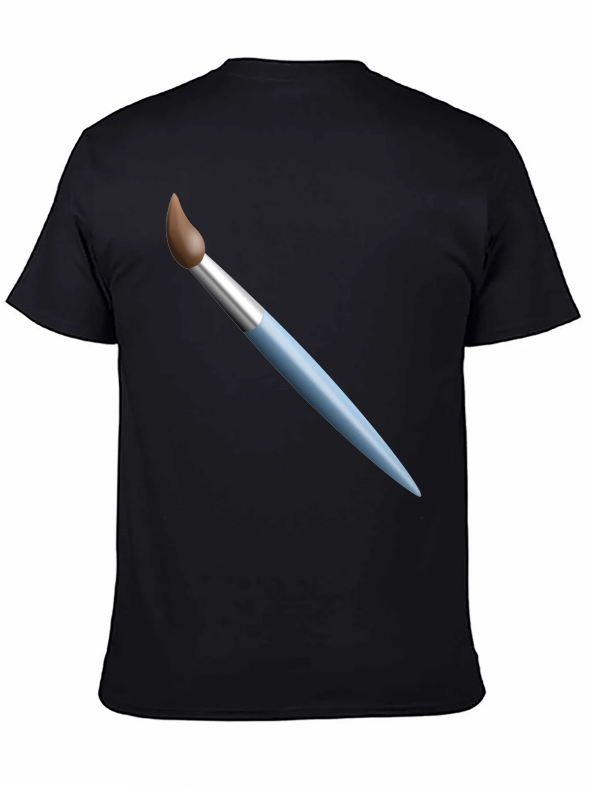Paint Brush Graphic T-Shirt - Artistic Design Casual Wear product image 4