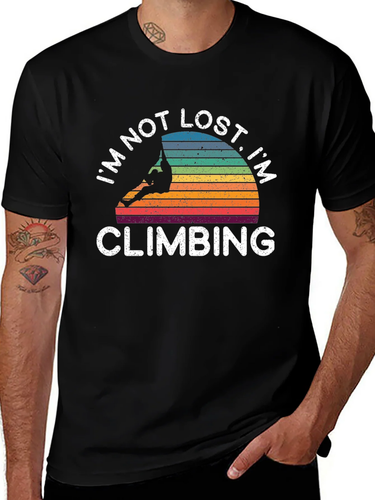 Im Not Lost Im Climbing T-Shirt product image 1