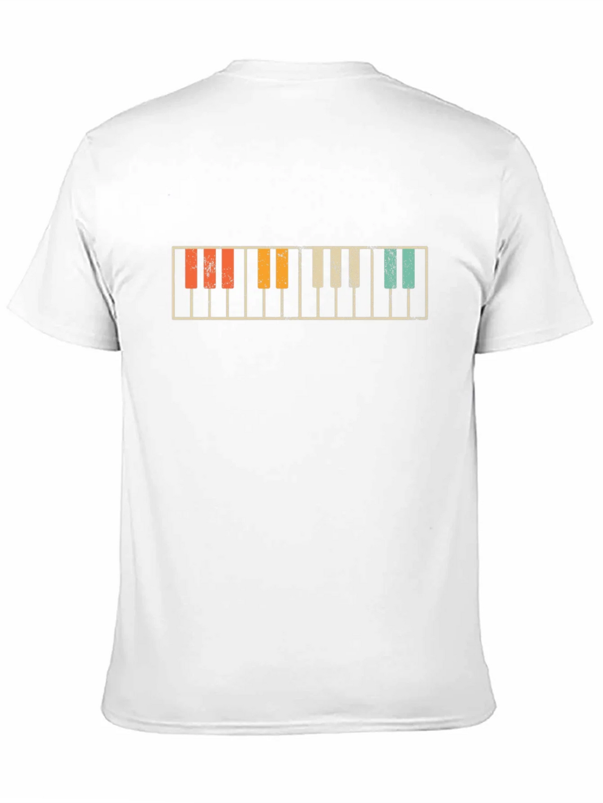 Retro Piano Keys Graphic T-Shirt product image 8