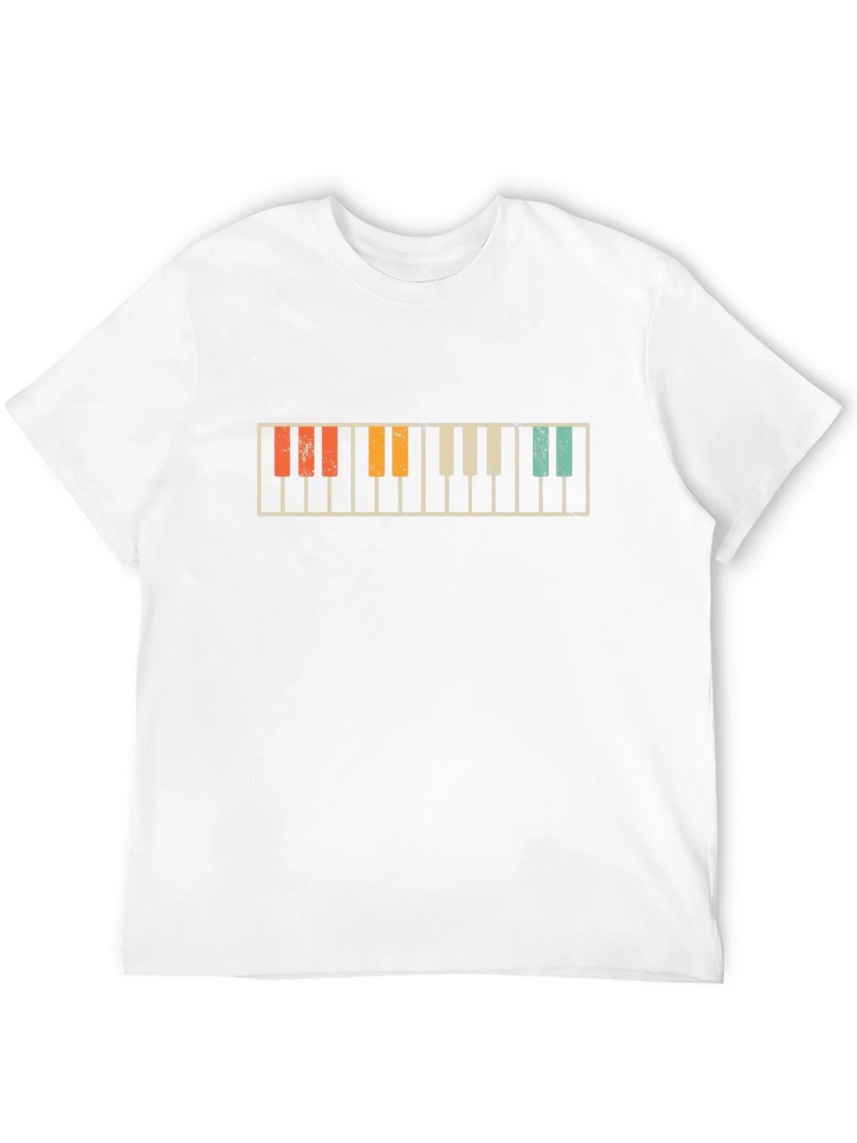 Retro Piano Keys Graphic T-Shirt product image 9