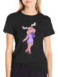 Moose in Dress Graphic T-Shirt product image 1