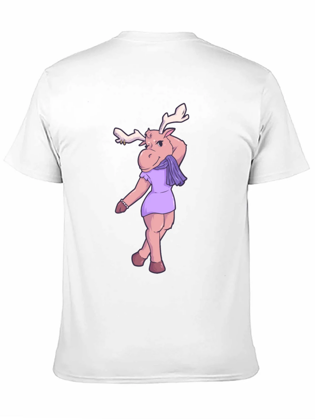 Moose in Dress Graphic T-Shirt product image 4