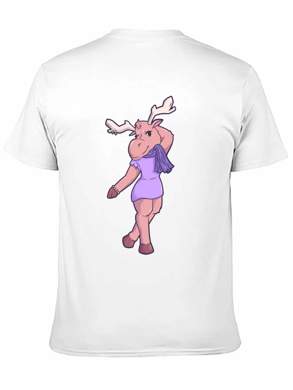 Moose in Dress Graphic T-Shirt product image 4