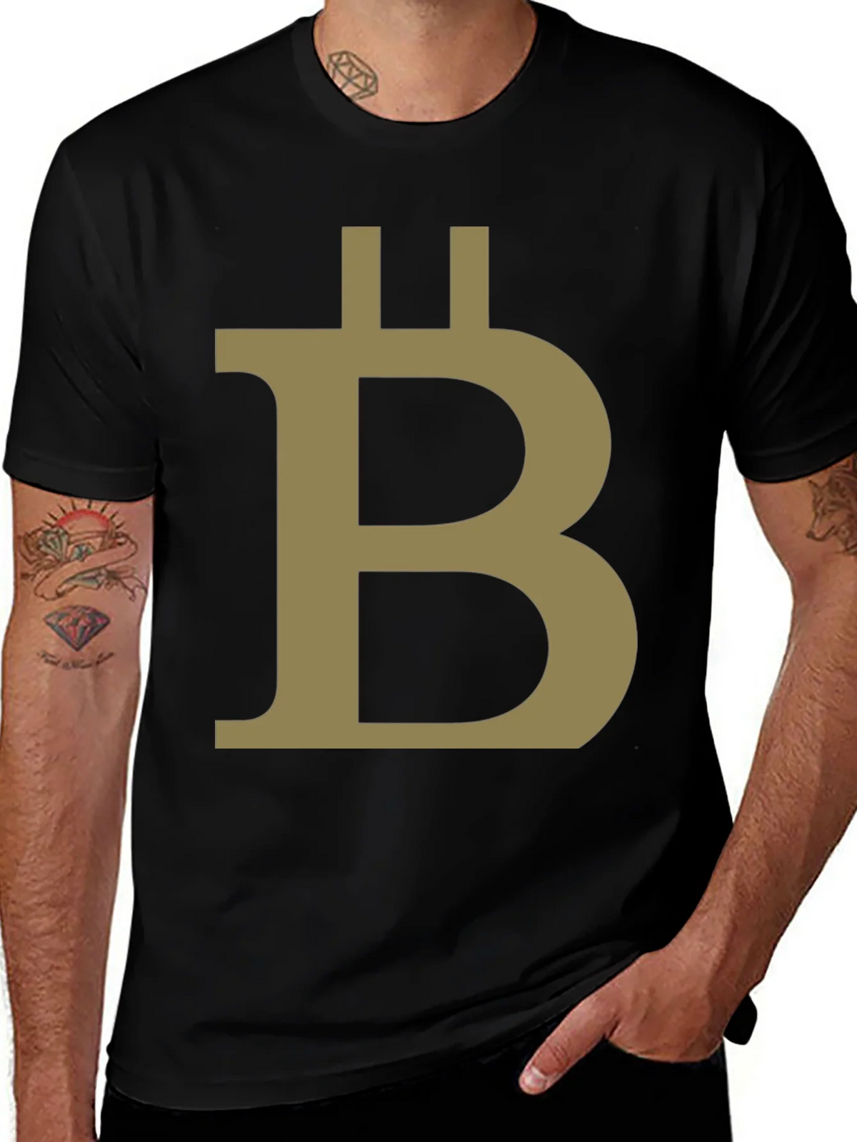 Bitcoin Logo Graphic Tee - Crypto Currency Fan Shirt product image 1