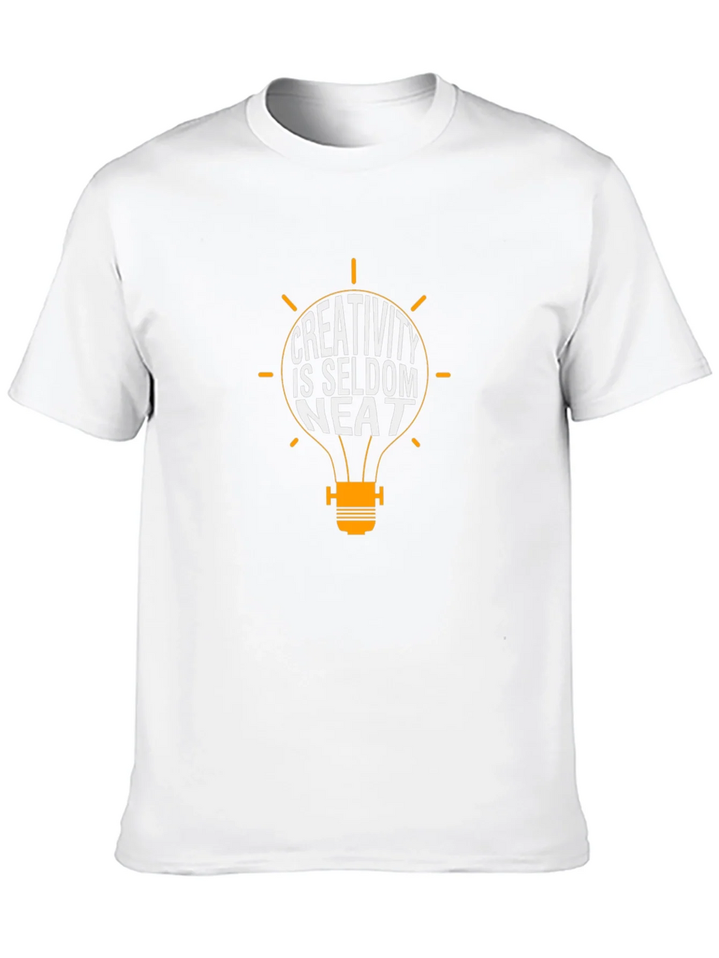 Creativity is Seldom Neat T-Shirt - Black product image 9