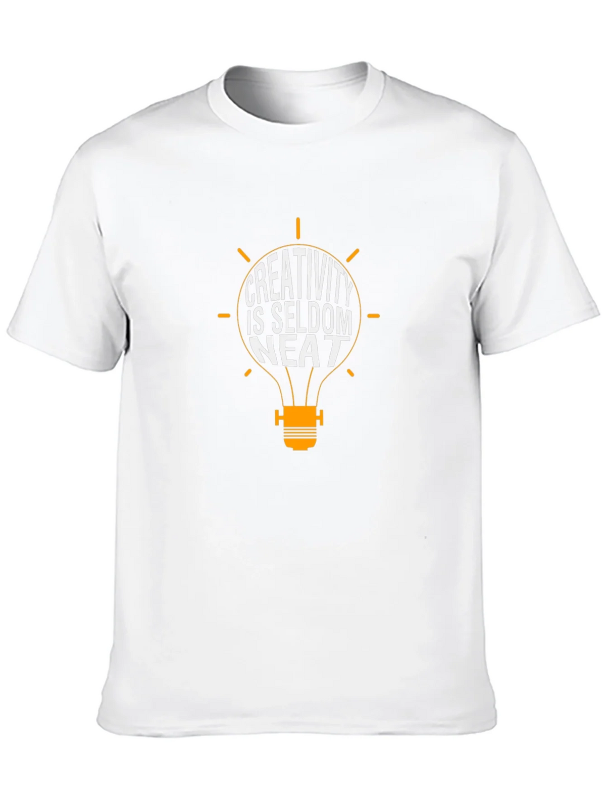Creativity is Seldom Neat T-Shirt - Black product image 9
