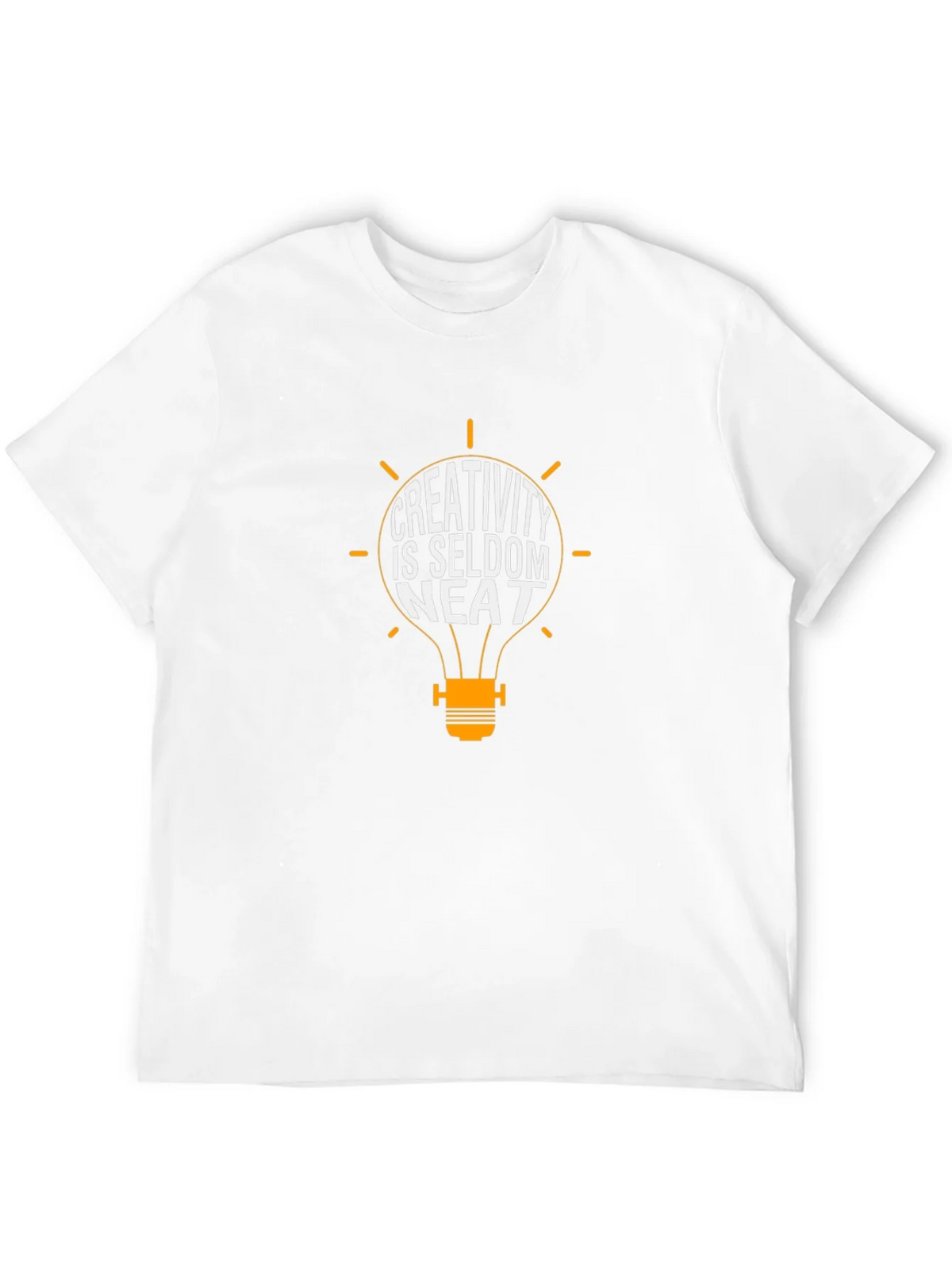 Creativity is Seldom Neat T-Shirt - Black product image 11