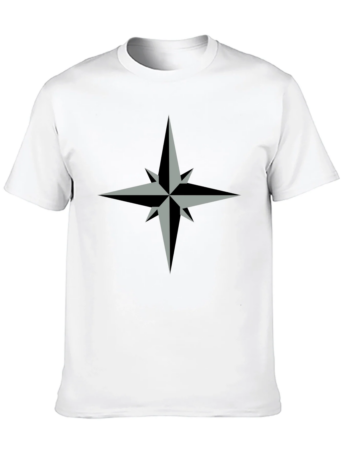 Compass Rose Graphic Tee - Stylish Black T-Shirt product image 9