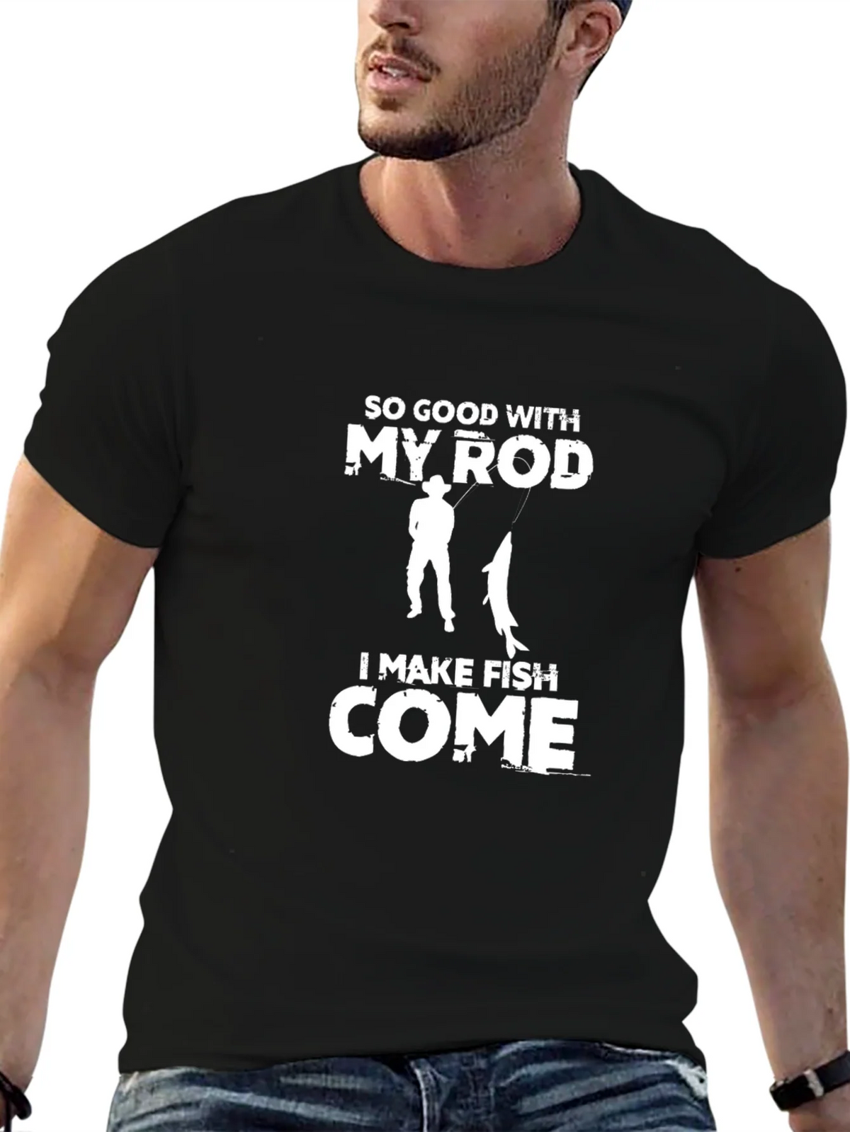 Funny Fishing T-Shirt - So Good With My Rod! product image 6