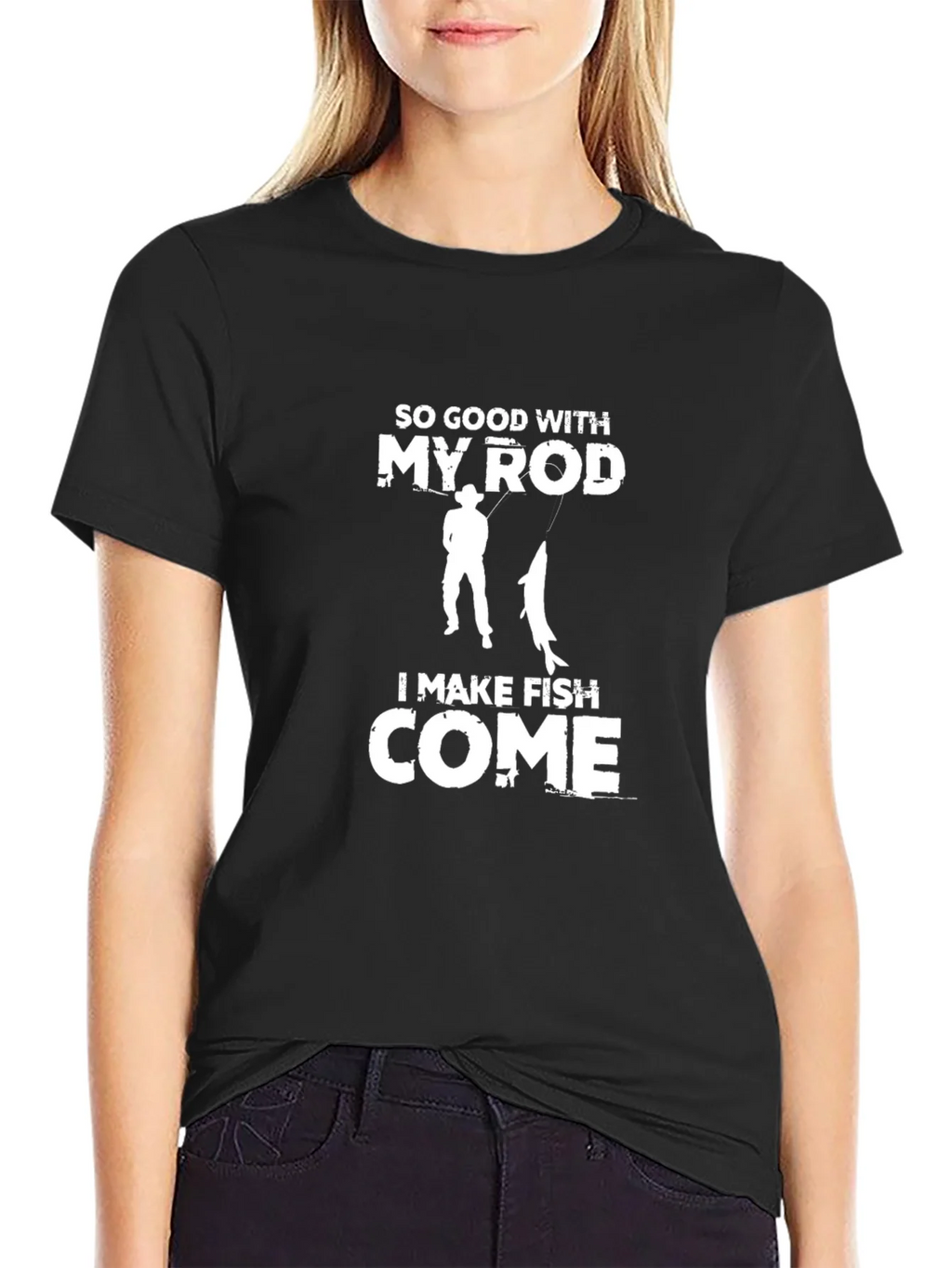 Funny Fishing T-Shirt - So Good With My Rod! product image 2
