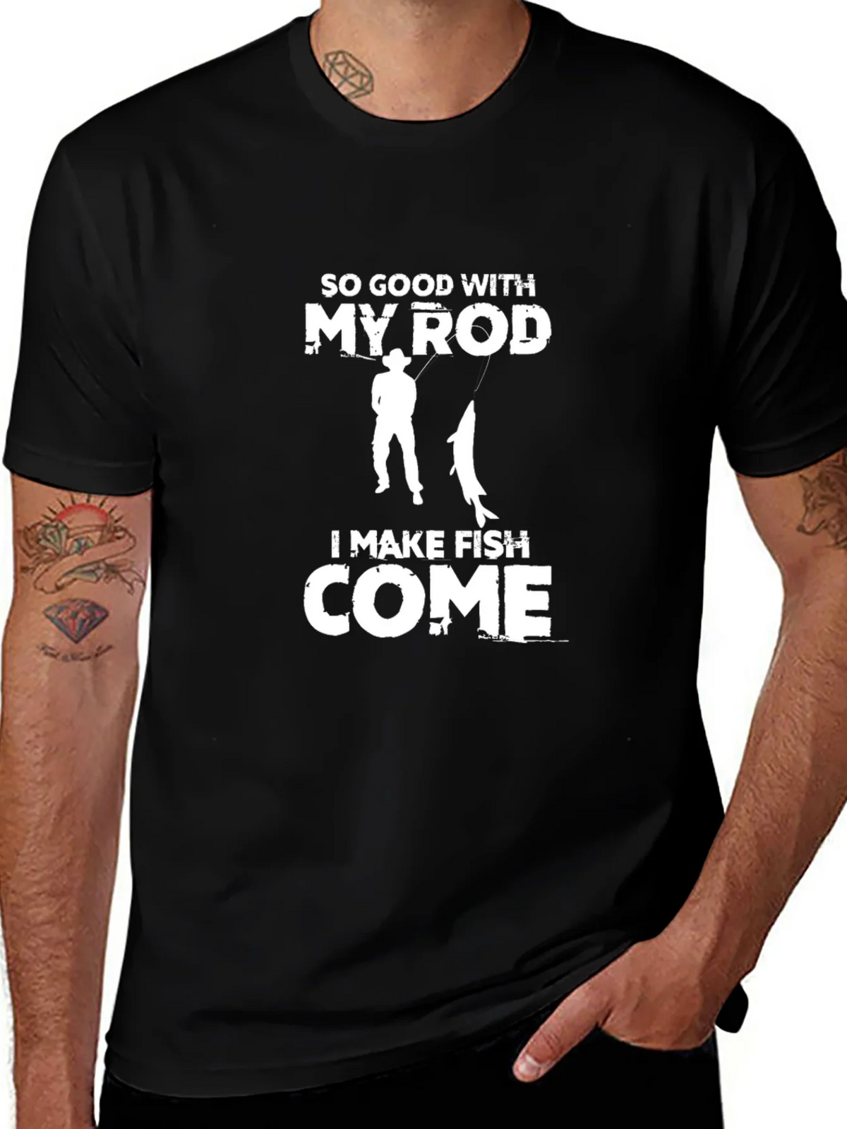 Funny Fishing T-Shirt - So Good With My Rod! product image 1