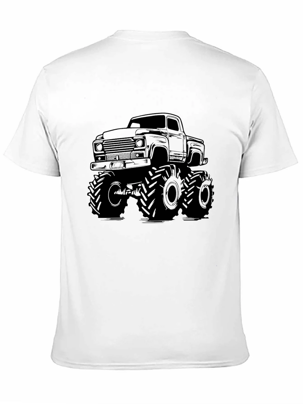 Monster Truck Graphic Tee - Black Cotton T-Shirt product image 5