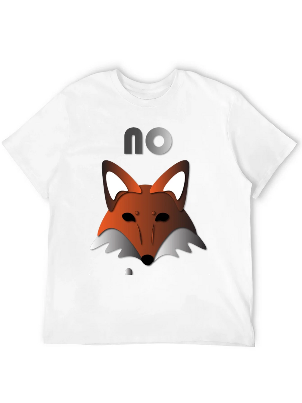 Mens Black T-Shirt with Fox Graphic & NO product image 11
