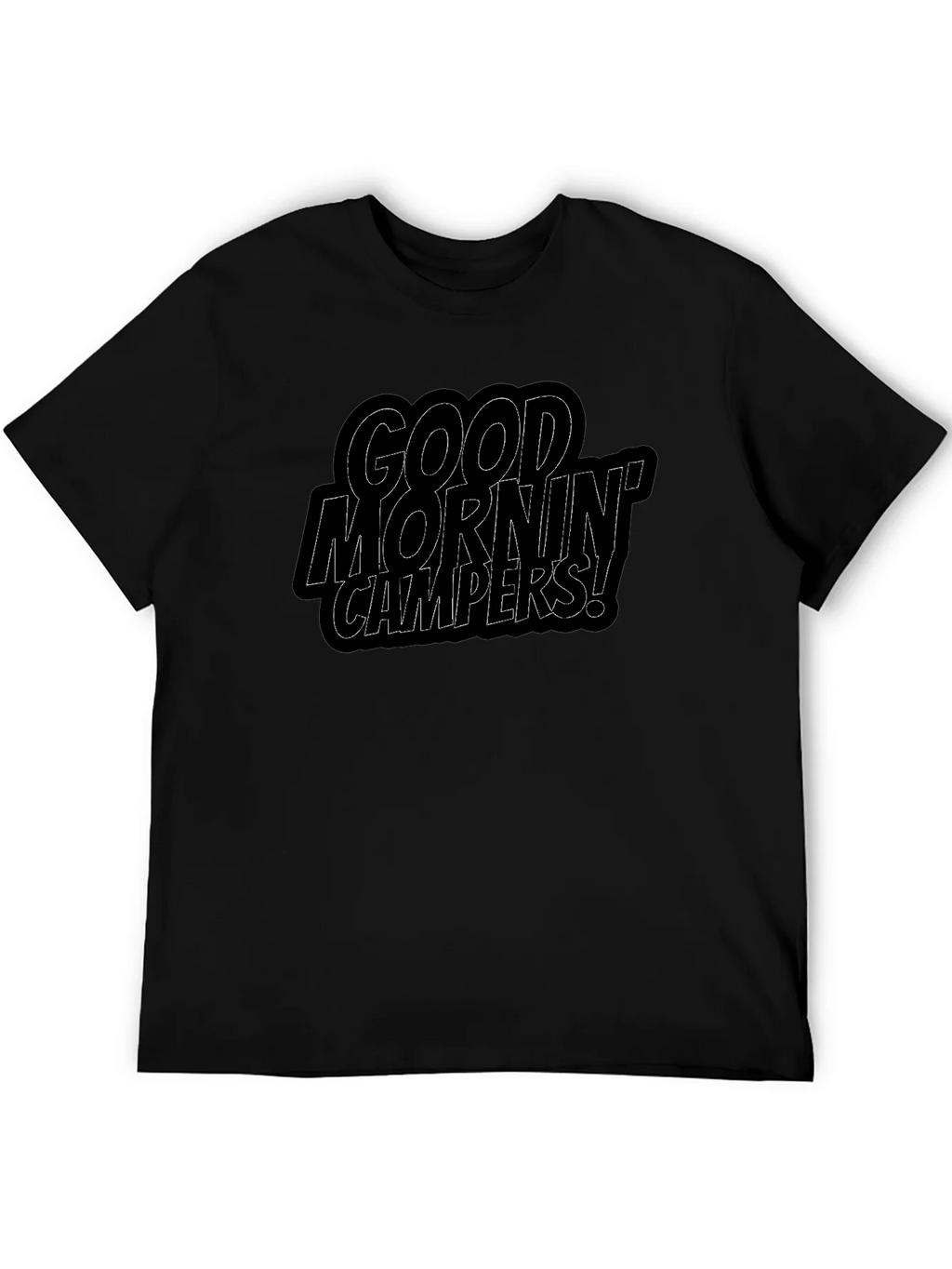 Good Mornin Campers Black T-Shirt product image 4