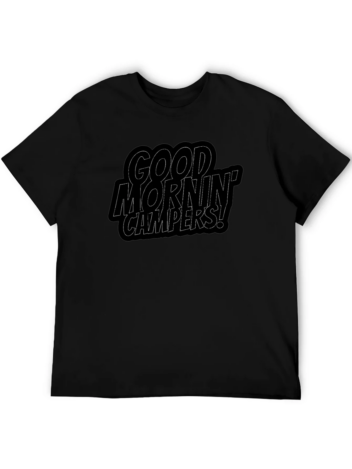 Good Mornin Campers Black T-Shirt product image 4