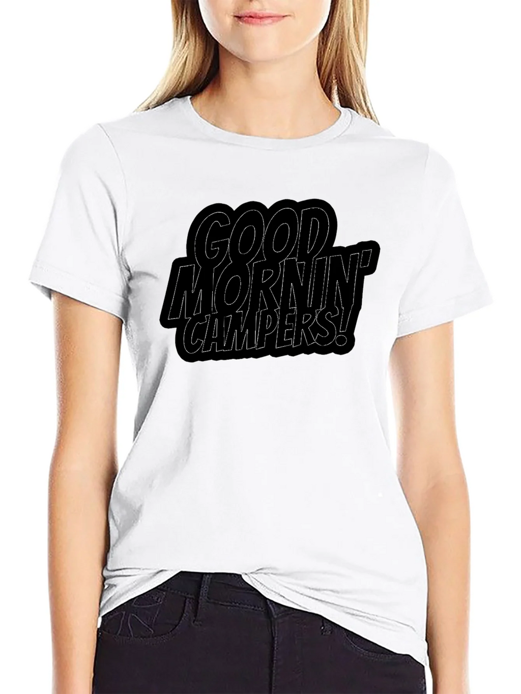 Good Mornin Campers Black T-Shirt product image 7