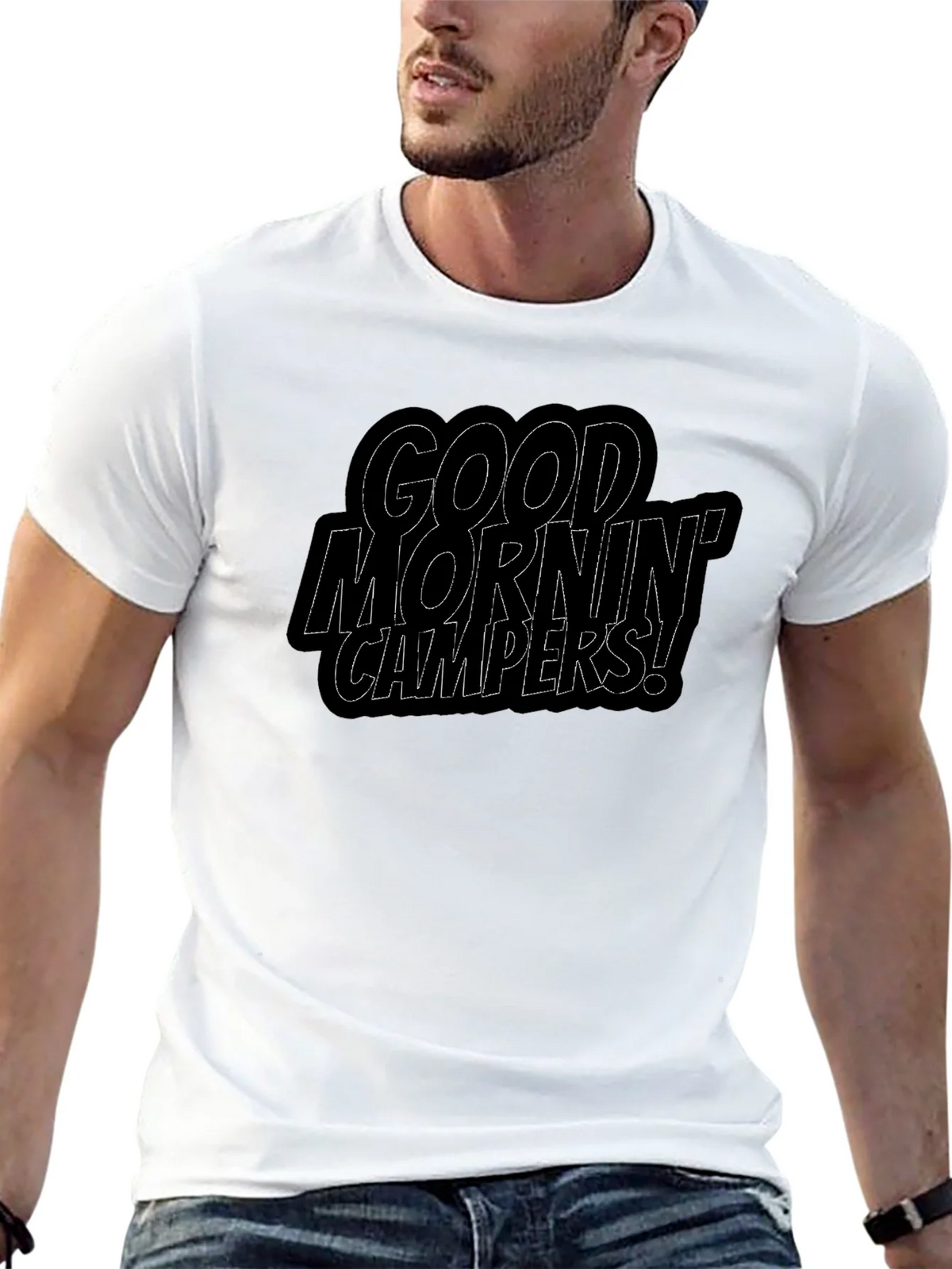 Good Mornin Campers Black T-Shirt product image 11