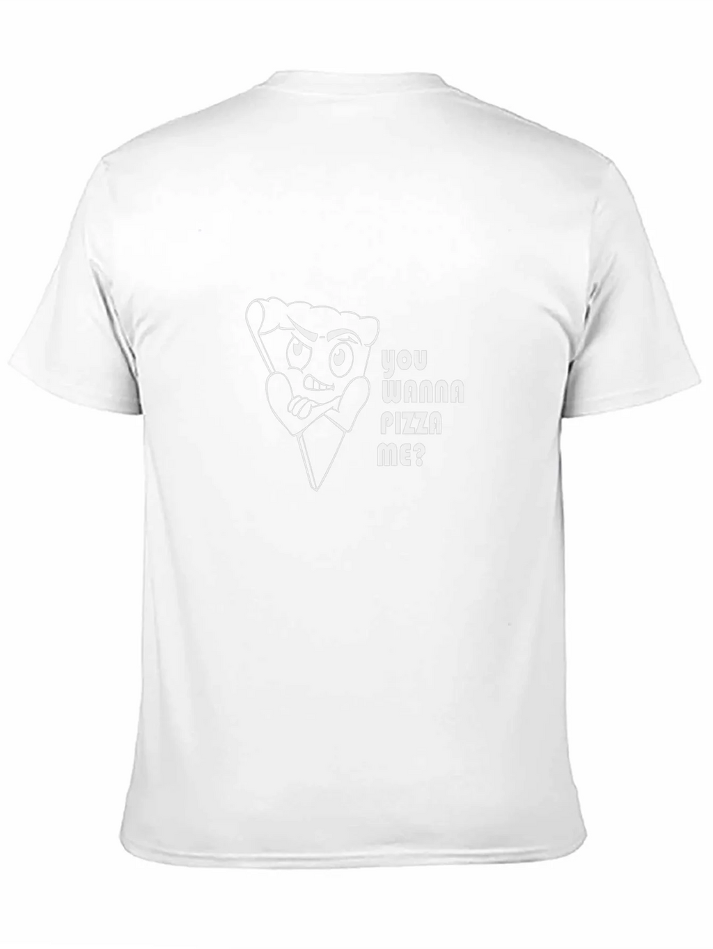 Pizza Pun Black T-Shirt - You Wanna Me? product image 10