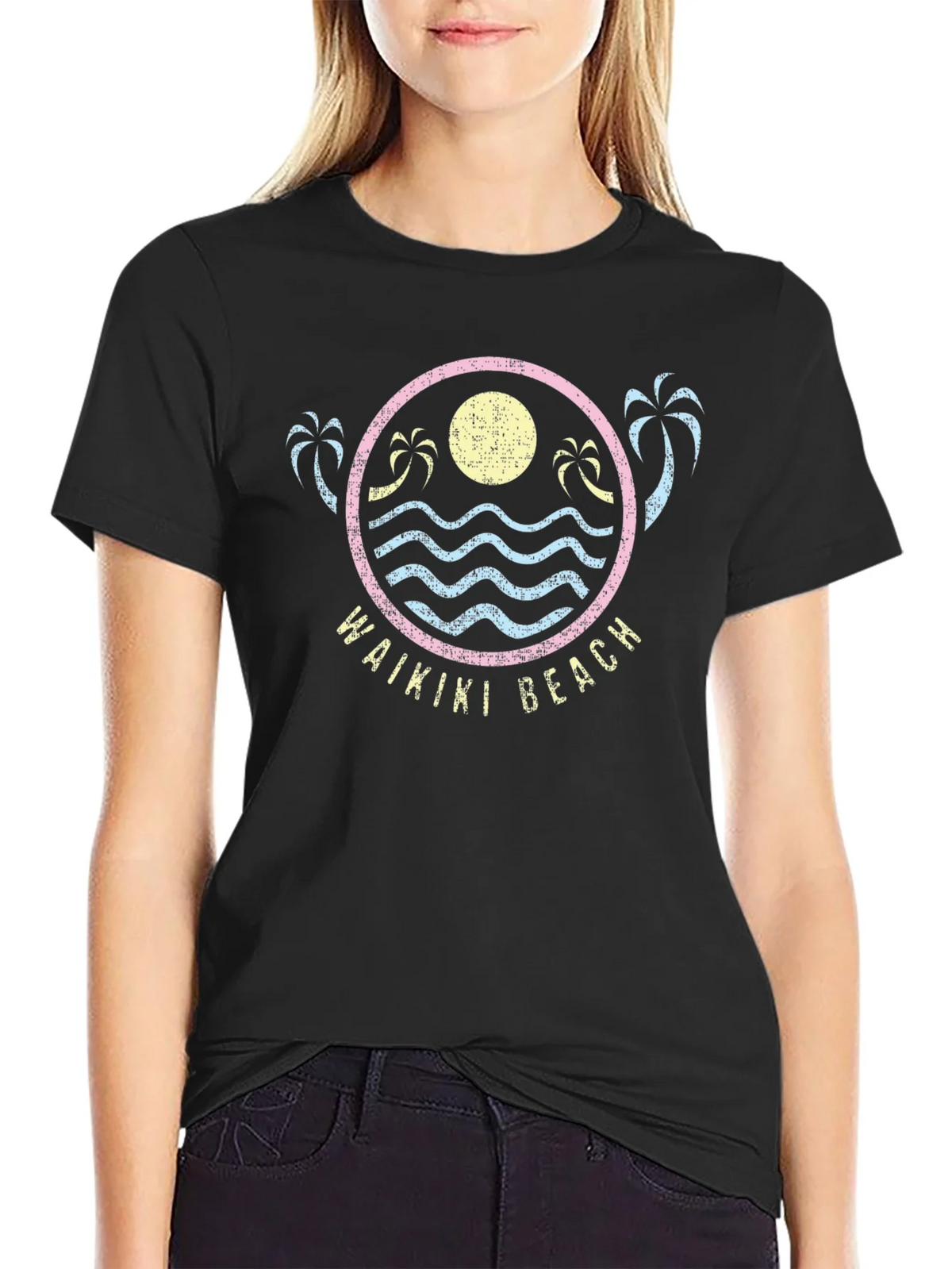 Waikiki Beach Graphic Tee - Island Style product image 2
