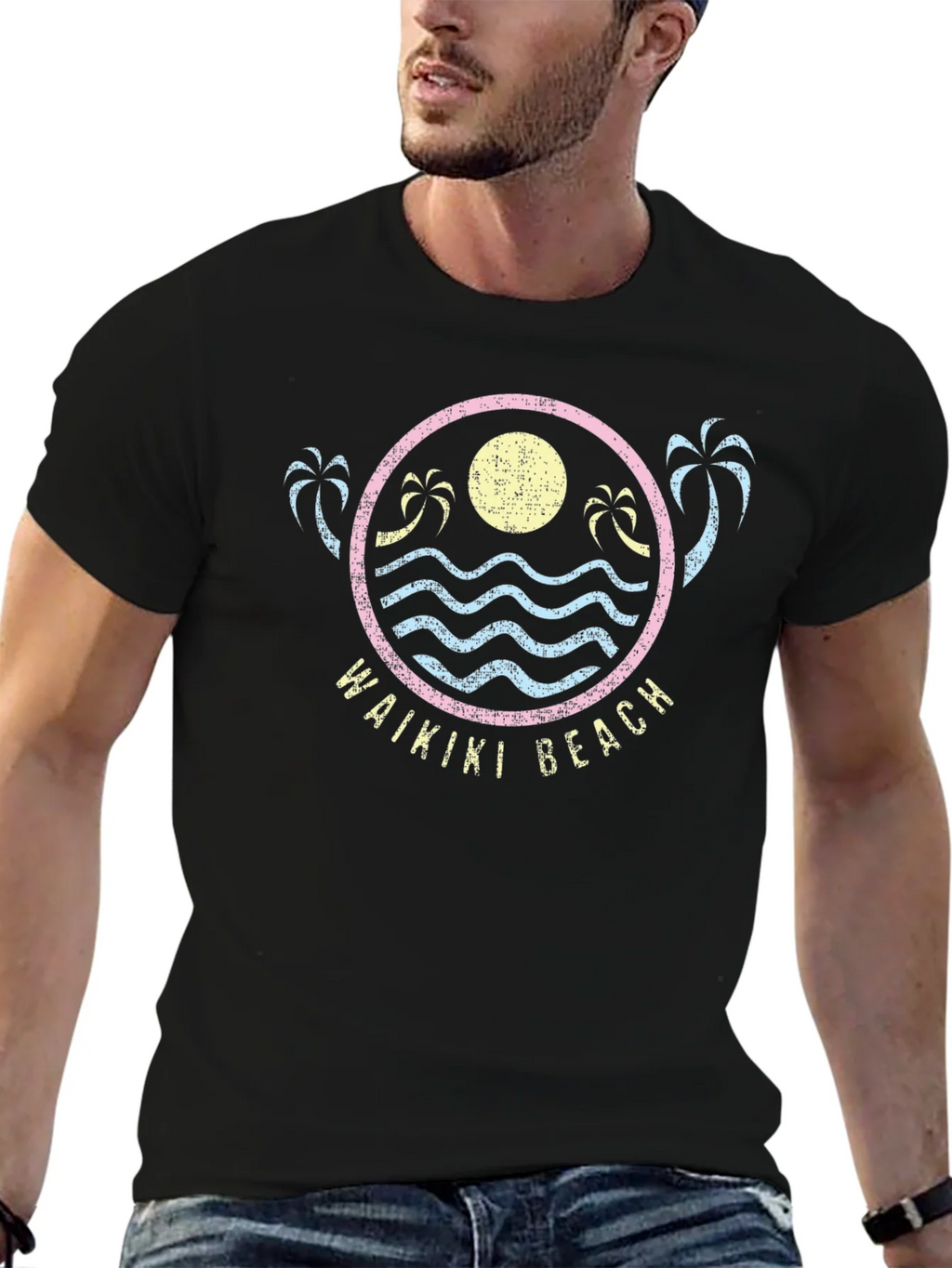 Waikiki Beach Graphic Tee - Island Style product image 6