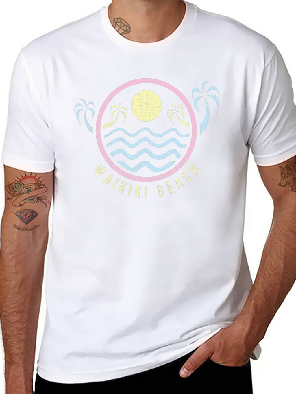 Waikiki Beach Graphic Tee - Island Style product image 7