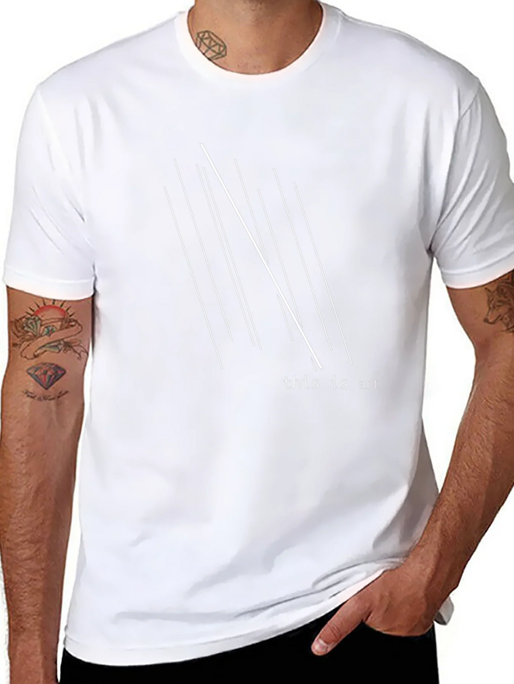Minimalist Art T-Shirt - Black Graphic Tee product image 7
