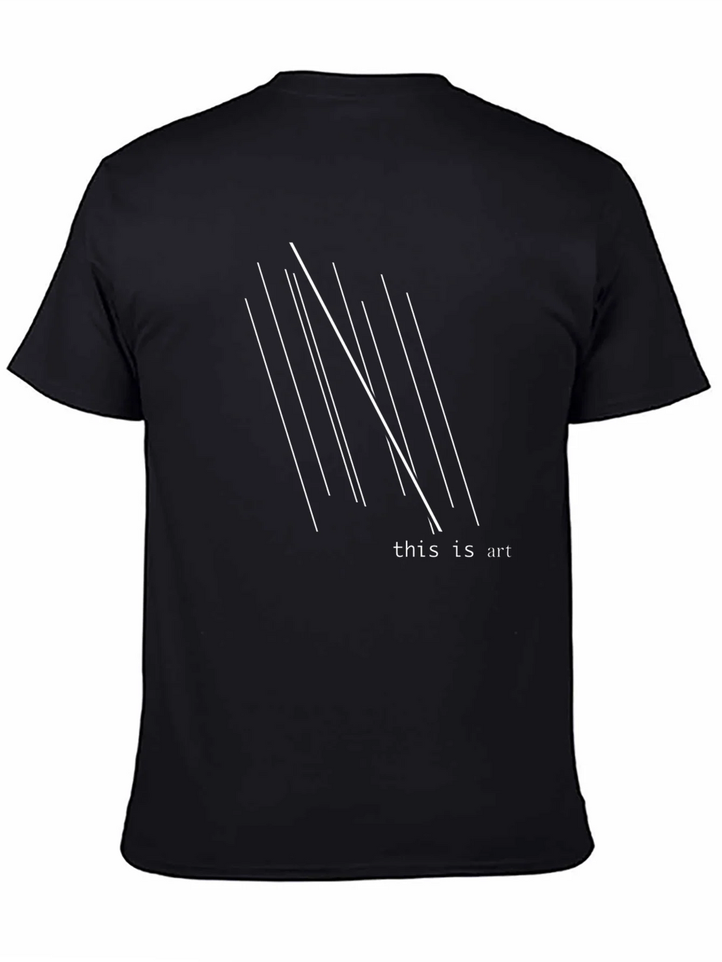 Minimalist Art T-Shirt - Black Graphic Tee product image 4