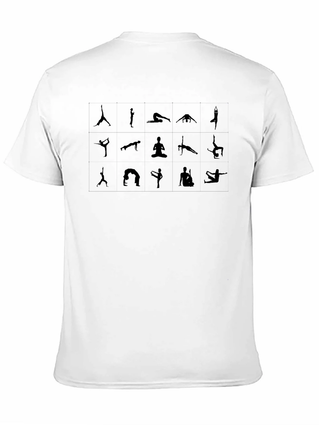 Yoga Pose Graphic Tee - Mens Black T-Shirt product image 10