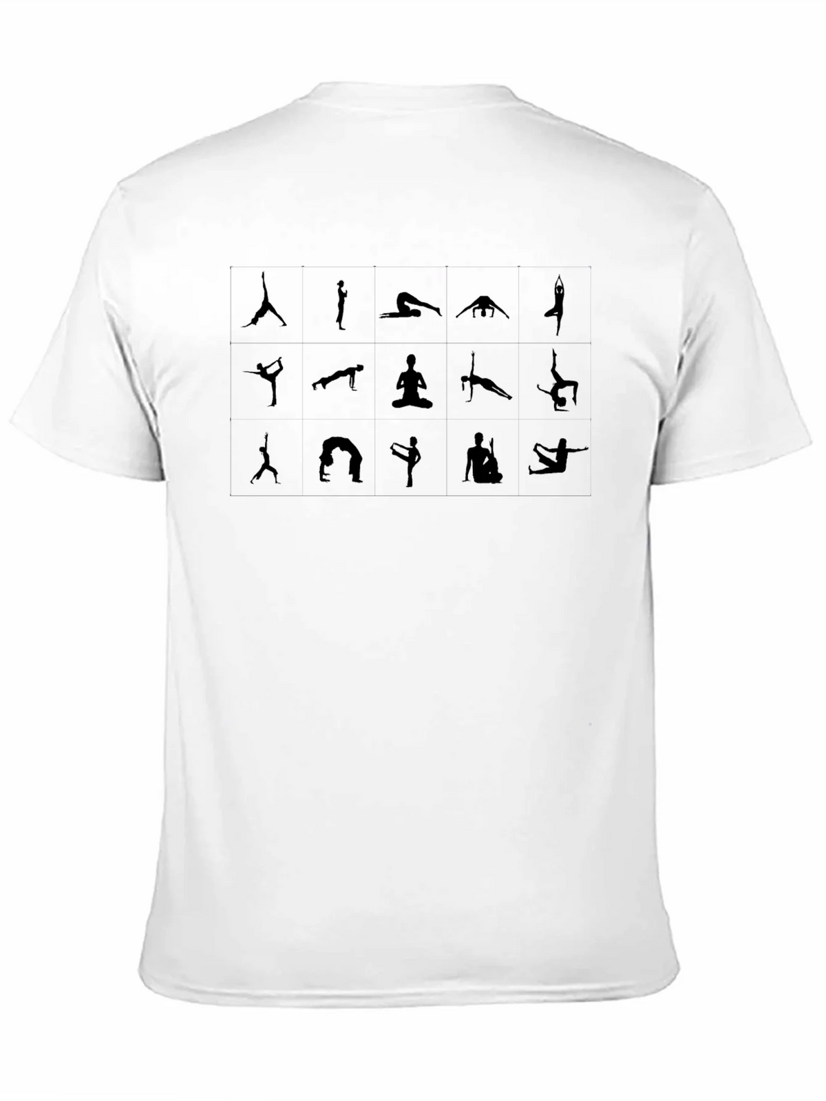 Yoga Pose Graphic Tee - Mens Black T-Shirt product image 10