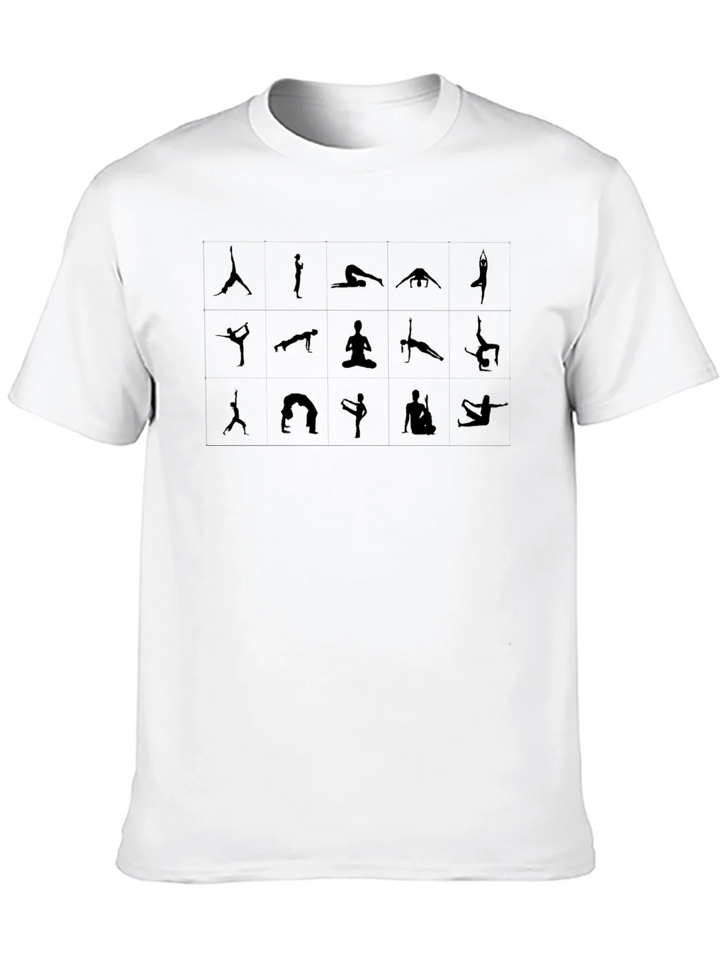 Yoga Pose Graphic Tee - Mens Black T-Shirt product image 9