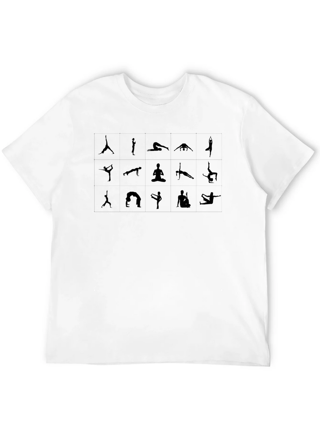 Yoga Pose Graphic Tee - Mens Black T-Shirt product image 11