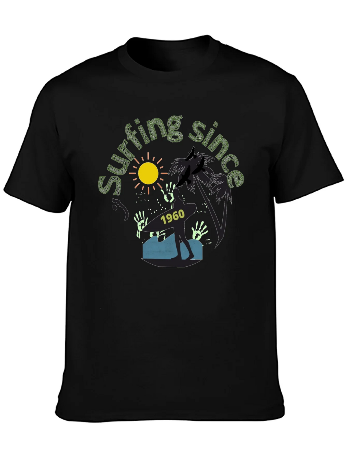 Surfing Since 1960 Graphic Tee - Tropical Vibe product image 3