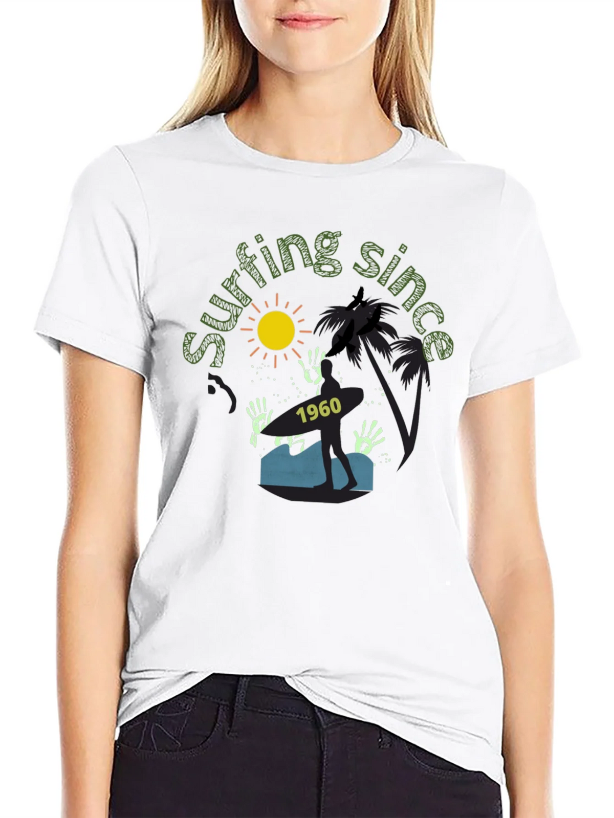 Surfing Since 1960 Graphic Tee - Tropical Vibe product image 8