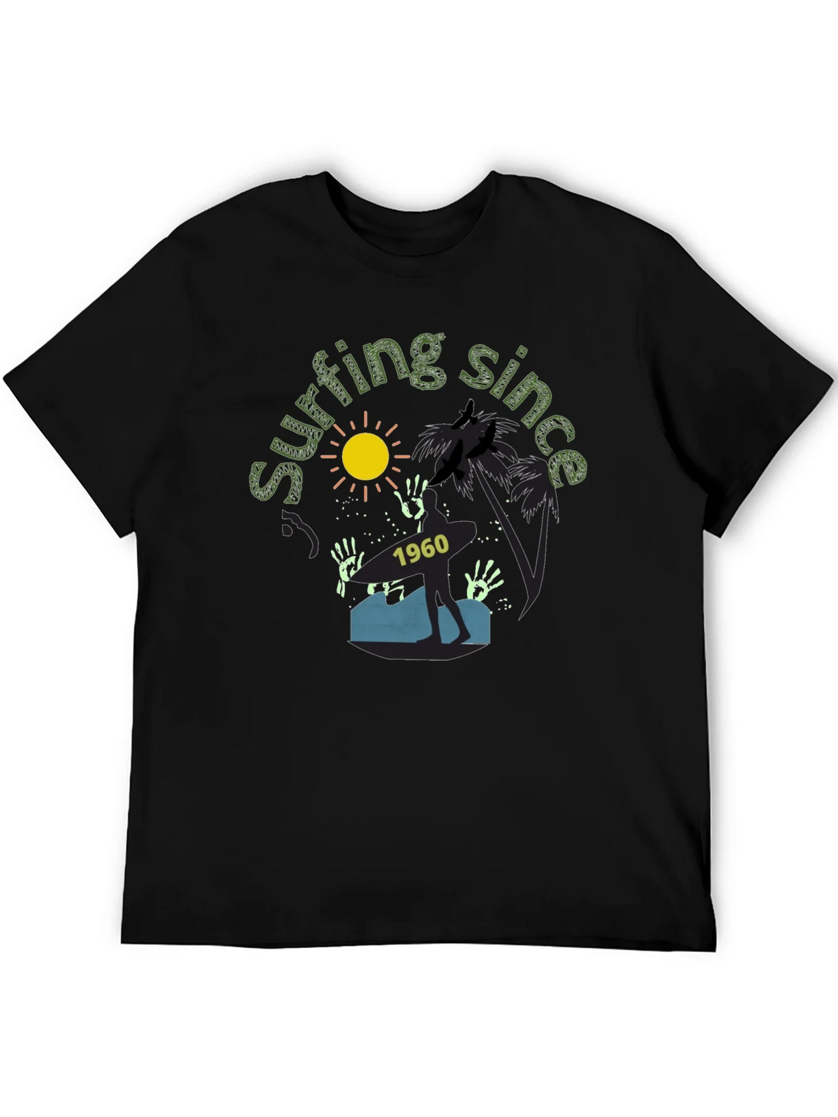 Surfing Since 1960 Graphic Tee - Tropical Vibe product image 5