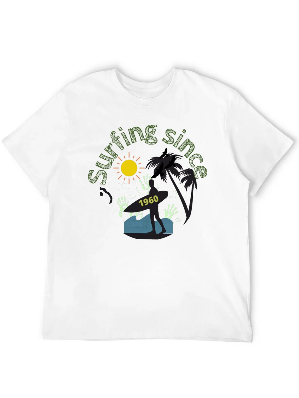 Surfing Since 1960 Graphic Tee - Tropical Vibe product image 11