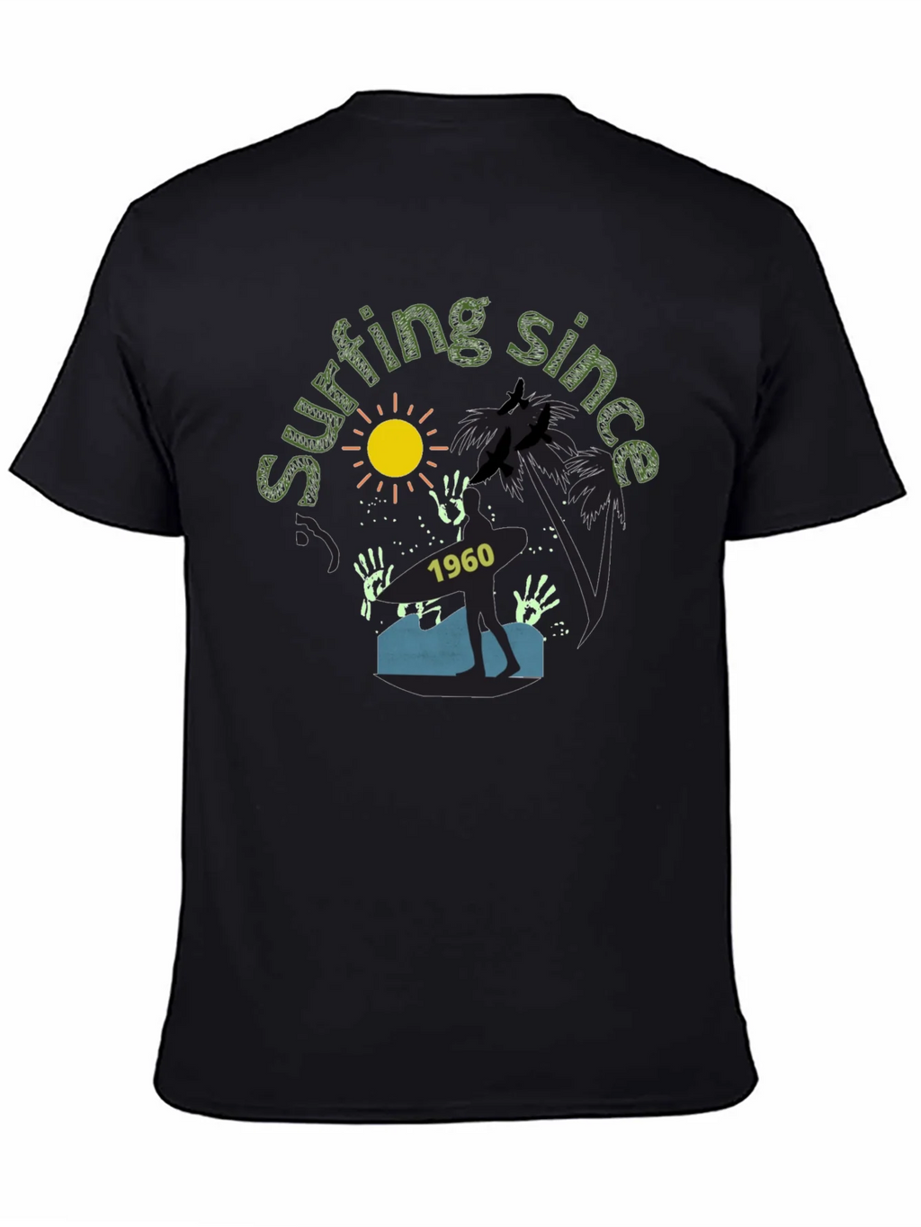 Surfing Since 1960 Graphic Tee - Tropical Vibe product image 4