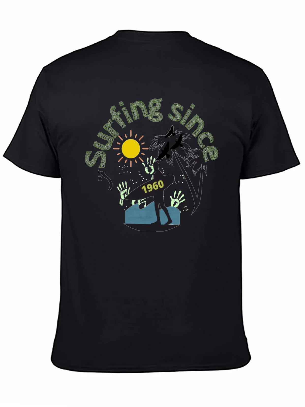 Surfing Since 1960 Graphic Tee - Tropical Vibe product image 4