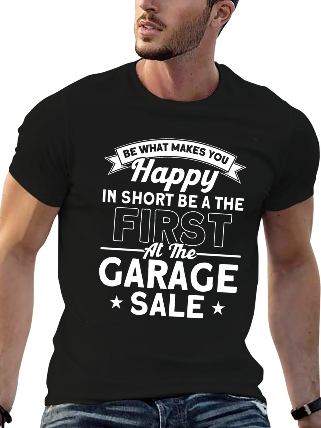 Happy Garage Sale T-Shirt product image 6