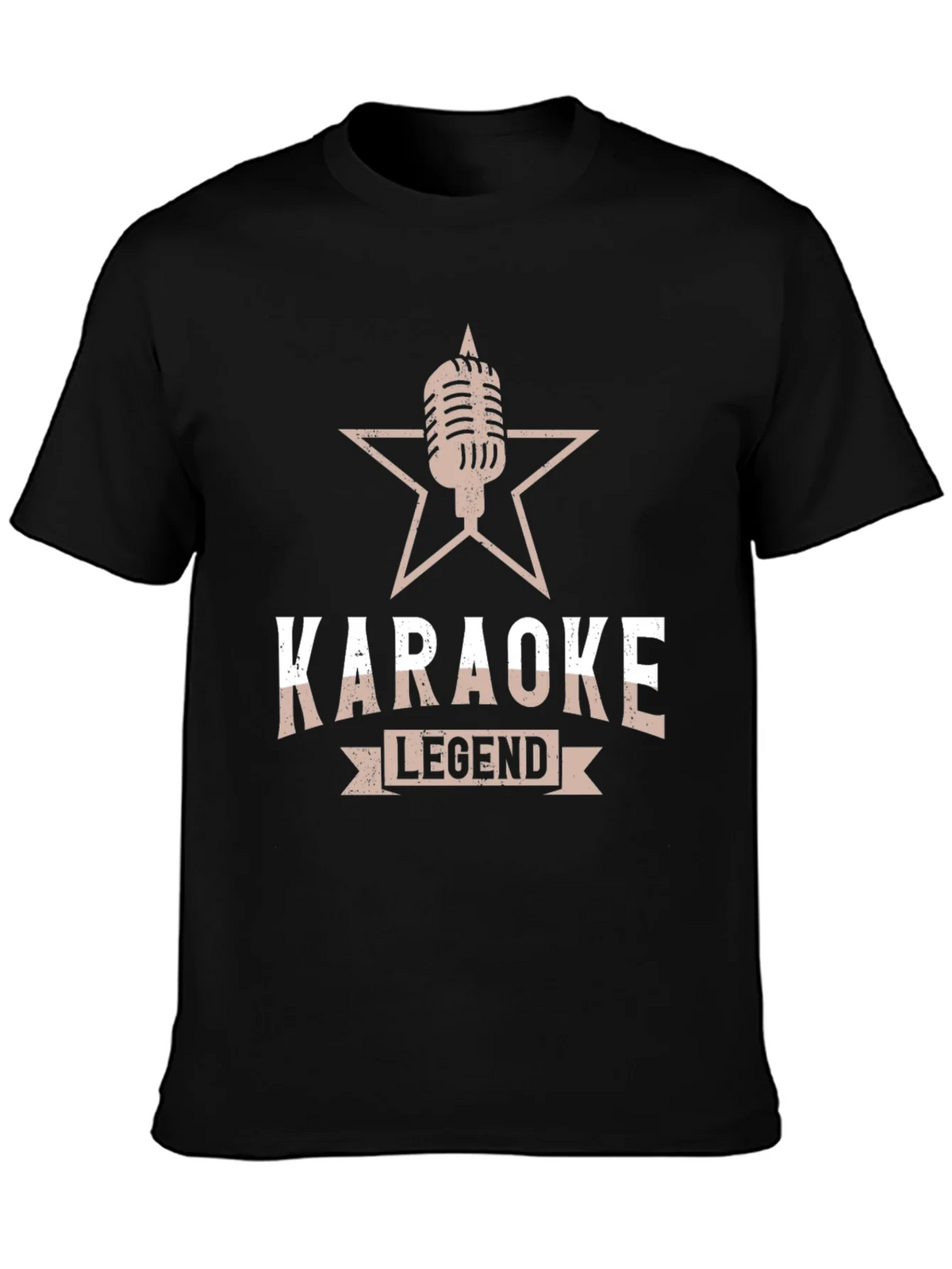 Karaoke Legend Black T-Shirt - Music Lover Gift product image 3