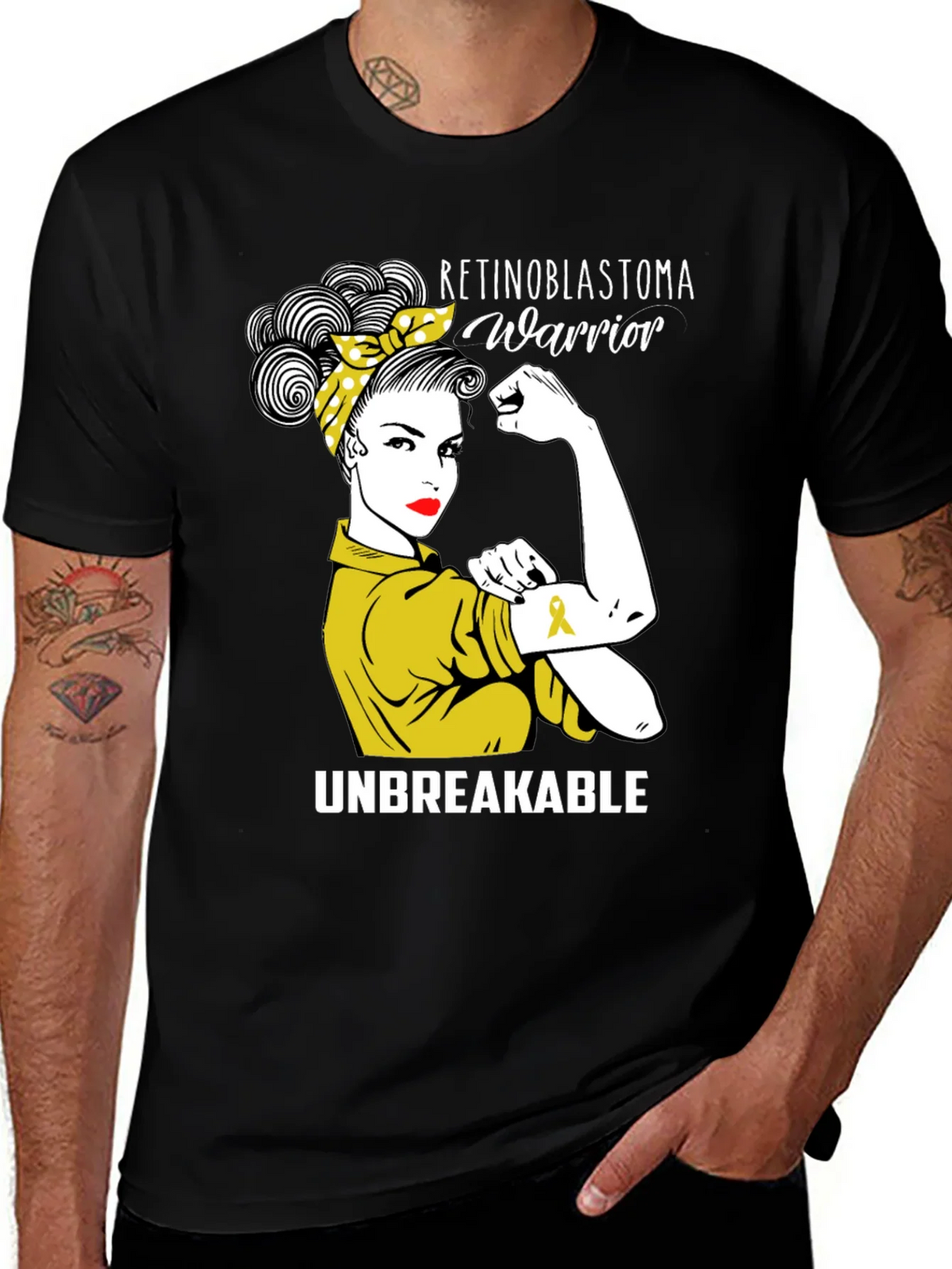 Retinoblastoma Warrior T-Shirt - Unbreakable Tee product image 1